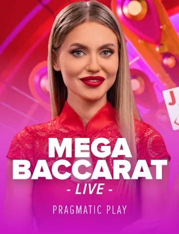 Mega Baccarat live table at Lizaro Casino
